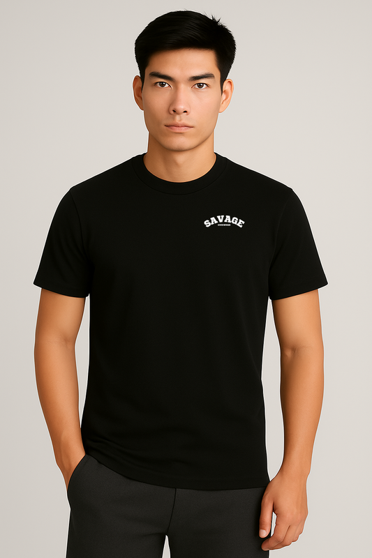 Performance T-shirt met savage gymwear Logo.
