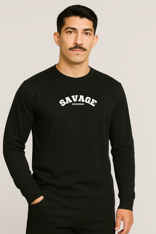 Mens Sport T Long sleeve Savage gymwear
